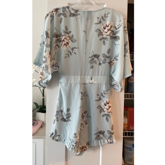 2/$10 Rise of Dawn Floral Romper - Picture 3 of 5
